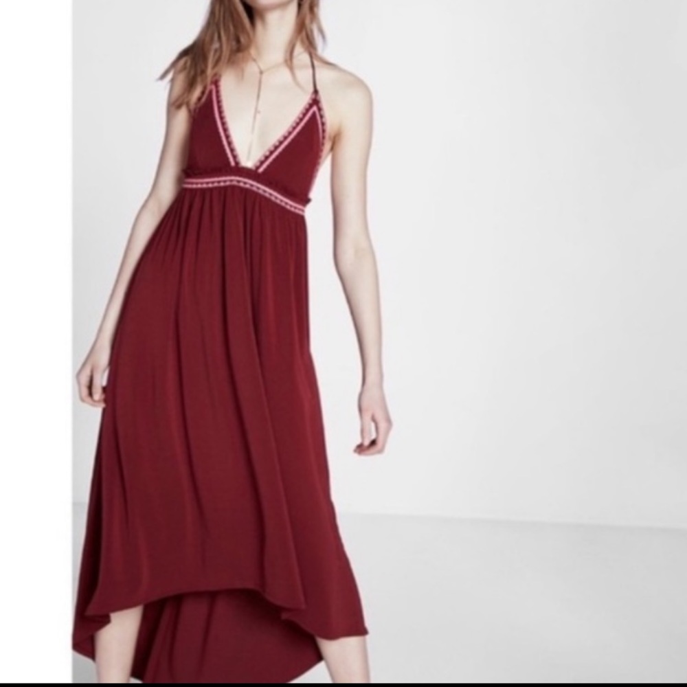 High low Halter Maxi Dress